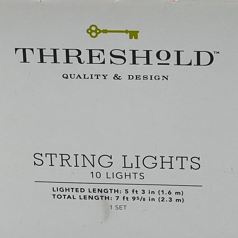 Threshold Heart String Lights 10ct Red Brand New Valentines Indoor Outdoor Decor